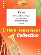 Valse by Chopin Frederic - Mourey Colette - for Eb Horn and Piano (Eb Horn and Piano)