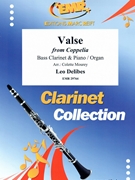 Valse by Delibes Leo - Mourey Colette - for Bass Clarinet and Organ (Bass Clarinet and Organ)