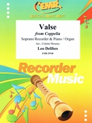 Valse by Delibes Leo - Mourey Colette - for Soprano Recorder and Piano (Soprano Recorder and Piano)