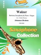 Walzer by Brahms Johannes - Mourey Colette - for Baritone Saxophone and Piano (Baritone Saxophone and Piano)