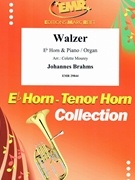 Walzer by Brahms Johannes - Mourey Colette - for Eb Horn and Organ (Eb Horn and Organ)
