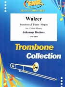 Walzer by Brahms Johannes - Mourey Colette - for Trombone and Piano (Trombone and Piano)