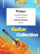 Walzer by Brahms Johannes - Mourey Colette - for Contrabass and Guitar (Contrabass and Guitar)