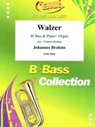 Walzer by Brahms Johannes - Mourey Colette - for Bb Bass and Organ (Bb Bass and Organ)