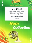 Volkslied by Mendelssohn Felix - Mourey Colette - for Horn and Piano (Horn and Piano)