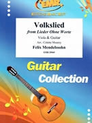 Volkslied by Mendelssohn Felix - Mourey Colette - for Viola and Guitar (Viola and Guitar)