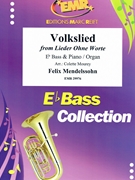 Volkslied by Mendelssohn Felix - Mourey Colette - for Eb Bass and Piano (Eb Bass and Piano)