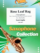 Rose Leaf Rag by Joplin Scott - Jirka Kadlec - for 5 Saxophones (5 Saxophones (S(A)A(T)A(T)TB) (Piano / Guitar Bass Guitar Drums Percussion (optional)))