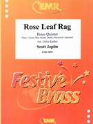 Rose Leaf Rag by Joplin Scott - Jirka Kadlec - for 2 Trumpets Horn 2 Trombones and Piano (2 Trumpets Horn 2 Trombones and Piano (Piano / Guitar Bass Guitar Drums Percussion (optional)))