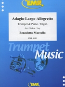 Adagio-Largo-Allegretto by Marcello Benedetto - Slokar and Luy - for Trumpet and Organ (Trumpet and Organ)