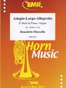 Adagio-Largo-Allegretto by Marcello Benedetto - Slokar and Luy - for Eb Horn and Piano (Eb Horn and Piano)