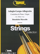 Adagio-Largo-Allegretto by Marcello Benedetto - Slokar and Luy - for Contrabass and Piano (Contrabass and Piano)