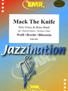 Mack The Knife by Blitzstein Brecht Weill - Marcel Saurer and Norman Tailor - for Solo Voice and Brass Band (Solo Voice and Brass Band)