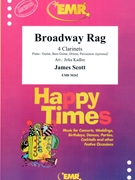 Broadway Rag by Scott James - Jirka Kadlec - for 4 Clarinets and Piano (4 Clarinets and Piano (Piano / Guitar Bass Guitar Drums Percussion (optional)))