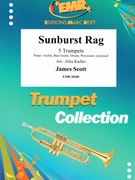 Sunburst Rag by Scott James - Jirka Kadlec - for 5 Trumpets (5 Trumpets (Piano / Guitar Bass Guitar Drums Percussion (optional)))