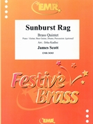 Sunburst Rag by Scott James - Jirka Kadlec - for 3 Trumpets and 2 Trombones (3 Trumpets and 2 Trombones (Piano / Guitar Bass Guitar Drums Percussion (optional)))