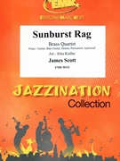 Sunburst Rag by Scott James - Jirka Kadlec - for 2 Trumpets 2 Trombones and Drums (2 Trumpets 2 Trombones and Drums (Piano / Guitar Bass Guitar Drums Percussion (optional)))