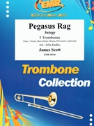 Pegasus Rag by Scott James - Jirka Kadlec - for 5 Trombones (5 Trombones (Piano / Guitar Bass Guitar Drums Percussion (optional)))