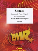 Sonata by Porpora Nicola Antonio - Sturzenegger Kurt - for Bassoon and Organ (Bassoon and Organ)
