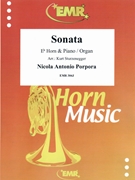 Sonata by Porpora Nicola Antonio - Sturzenegger Kurt - for Eb Horn and Piano (Eb Horn and Piano)