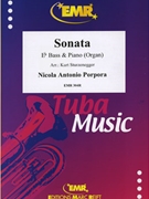 Sonata by Porpora Nicola Antonio - Sturzenegger Kurt - for Eb Bass and Organ (Eb Bass and Organ)