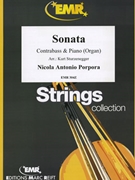 Sonata by Porpora Nicola Antonio - Sturzenegger Kurt - for Contrabass and Organ (Contrabass and Organ)