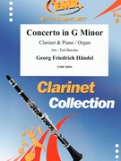 Concerto in G Minor by Handel George Frideric - Ted Barclay - for Clarinet and Piano (Clarinet and Piano)