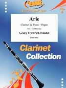 Arie by Handel George Frideric - Ted Barclay - for Clarinet and Organ (Clarinet and Organ)