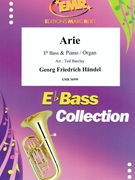 Arie by Handel George Frideric - Ted Barclay - for Eb Bass and Organ (Eb Bass and Organ)