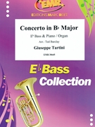 Concerto in Bb Major by Tartini Giuseppe - Ted Barclay - for Eb Bass and Organ (Eb Bass and Organ)