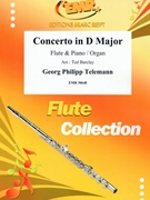 Concerto in D Major by Telemann Georg Philipp - Ted Barclay - for Flute and Organ (Flute and Organ)