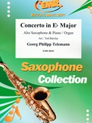 Concerto in Eb Major by Telemann Georg Philipp - Ted Barclay - for Alto Saxophone and Organ (Alto Saxophone and Organ)