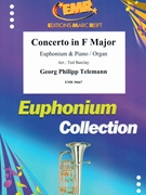 Concerto in F Major by Telemann Georg Philipp - Ted Barclay - for Euphonium and Piano (Euphonium and Piano)