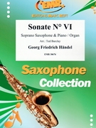 Sonate # VI by Handel George Frideric - Ted Barclay - for Soprano Saxophone and Piano (Soprano Saxophone and Piano)