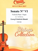 Sonate # VI by Handel George Frideric - Ted Barclay - for Violin and Organ (Violin and Organ)