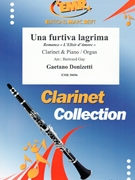 Una furtiva lagrima by Donizetti Gaetano - Gay Bertrand - for Clarinet and Organ (Clarinet and Organ)