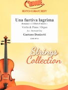 Una furtiva lagrima by Donizetti Gaetano - Gay Bertrand - for Violin and Piano (Violin and Piano)