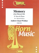 Memory by Lloyd Webber Andrew - Moren Bertrand - for Eb Horn and Piano (Eb Horn and Piano)