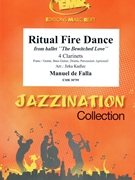 Ritual Fire Dance by De Falla Manuel - Jirka Kadlec - for 4 Clarinets and Piano (4 Clarinets and Piano (Piano / Guitar Bass Guitar Drums Percussion (optional)))