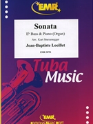 Sonata by Loeillet Jean-Baptiste - Sturzenegger Kurt - for Eb Bass and Organ (Eb Bass and Organ)
