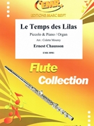 Le Temps des Lilas by Chausson Ernest - Mourey Colette - for Piccolo and Piano (Piccolo and Piano)