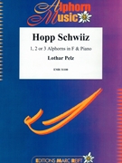 Hopp Schwiiz by Pelz Lothar for 2 Alphorns and Piano (2 Alphorns and Piano (12 or 3 Alphorns in F / Fa))
