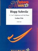 Hopp Schwiiz by Pelz Lothar for 2 Alphorns and Piano (2 Alphorns and Piano (12 or 3 Alphorns in Gb / Sol bemol))