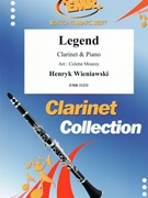 Legend by Wieniawski Henryk - Mourey Colette - for Clarinet and Piano (Clarinet and Piano)