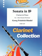 Sonata in Bb by Handel George Frideric - Mortimer John Glenesk - for Clarinet and Piano (Clarinet and Piano)