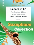 Sonata in Eb by Handel George Frideric - Mortimer John Glenesk - for Alto Saxophone and Piano (Alto Saxophone and Piano)