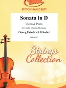 Sonata in D by Handel George Frideric - Mortimer John Glenesk - for Violin and Piano (Violin and Piano)