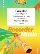 Gavotte by Thomas Ambroise - Valta Jan - for Tenor Recorder and Piano (Tenor Recorder and Piano)