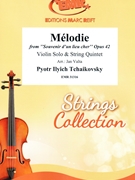 Melodie by Tchaikovsky Pyotr Ilyich - Valta Jan - for Violin and String Quintet (Violin and String Quintet)