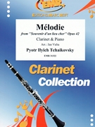 Melodie by Tchaikovsky Pyotr Ilyich - Valta Jan - for Clarinet and Piano (Clarinet and Piano)